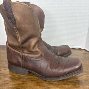 Men's Brown Leather Boots